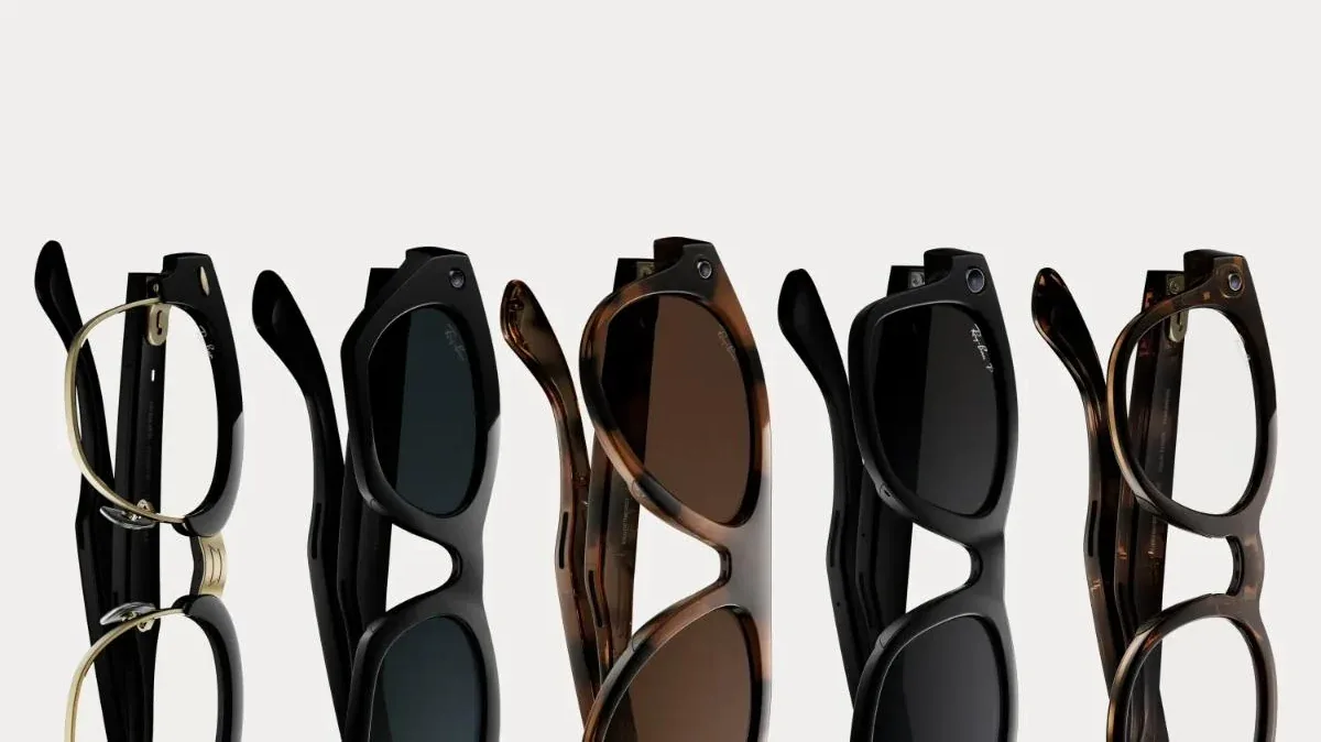 Ray-Ban Meta smart glasses frames in several styles